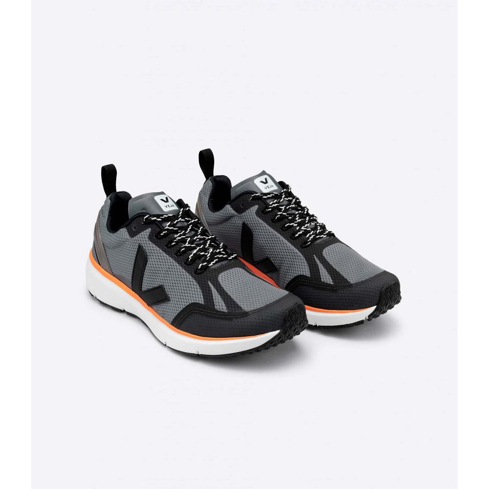 Veja CONDOR 2 ALVEOMESH Topanky Damske Black/Orange | SK 490JPQ